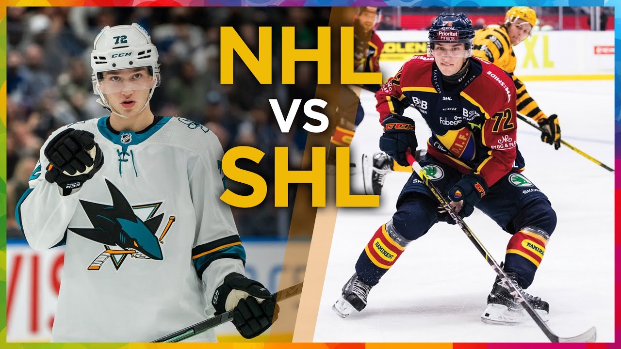 William Eklund on NHL versus International rink sizes YouTube