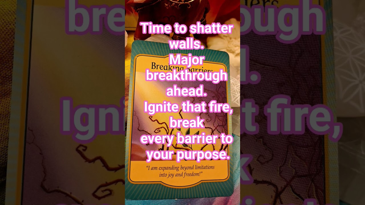 find courage to move past obstacles.