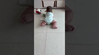 2025.06.15. 생후264일 땅짚고개구리수영 🐸 #8개월아기 #배밀이연습 #개구리뒷다리 #8monthbaby #baby