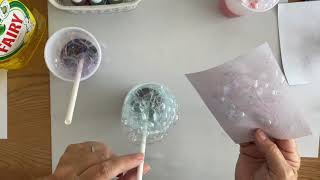 Celebrity Quick And Easy Card Making With Bubbles - This Technique Is So Much Fun!!! Wealth