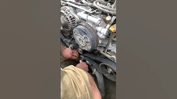 تغيير سير تيمن سوبارو ليجاسي ٢٠٠٢ Change Timing Belt Of Subaru Legacy Youtubeshorts Bis Foryou 