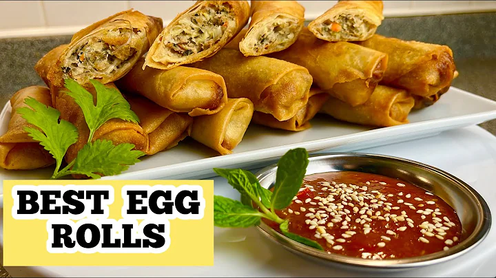 PERFECT Homemade EGG ROLLS | Better Than Takeout @CookingWithPZ