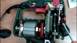 DESMONTAJE SIERRA DE CALAR PENDULAR PARKSIDE PSTD 800 B2 - YouTube