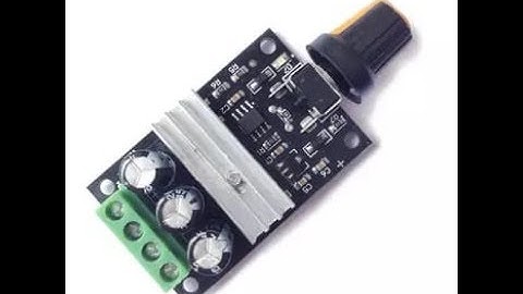 UNBOXING 12V DC MOTORS SPEED CONTROLLER