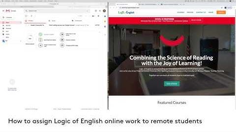 How to Assign Work to Remote Students #logicofenglish #remotelearning #scienceofreading
