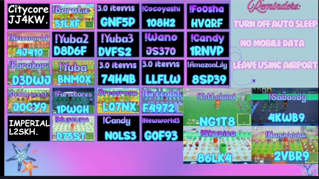 Treasure islands FREE for all  || Animal crossing New Horizons