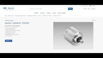 Baumer Encoder Profinet Configuration