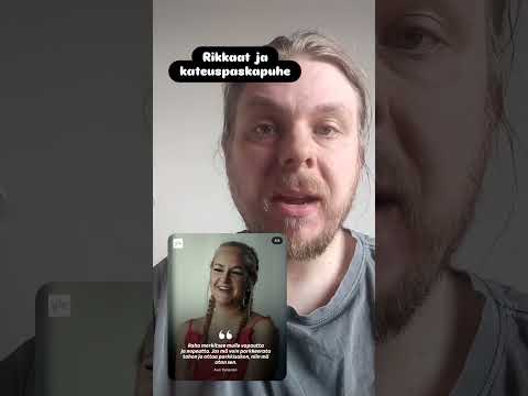 Rikkaat ja kateuspaskapuhe