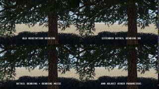 Cryengine 5 - Vegetations New Detail Bending Effect