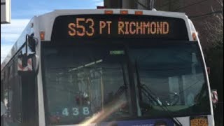 Riding S53 from 4th Ave/86 St to Grasmere Station PT. 1