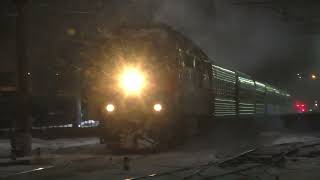 Тепловоз ТЭП70-0355 с пассажирским поездом №602 Москва - Рыбинск