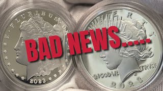 THIS is Happening NOW with The 2023 Morgan & Peace Silver Dollars  It's NOT Good...