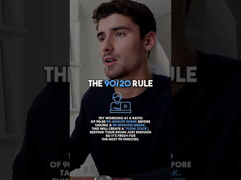 The 90 20 Rule For Better Productivity Iman Gadzhi