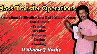 MTO_Operational Difficulties in a Distillation Column ( Entrainment,Weeping,Dumping,Flooding )
