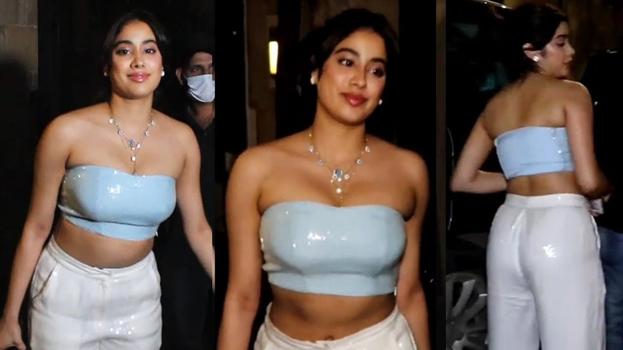 Boom! Janhvi Kapoor Dropped Dead-Gorgeous Look at Sister Rhea Kapoor Wedding Reception Party