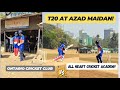 T20 cricket match at azad maidan in mumbai  ontario ca vs all heart ca batting cricket