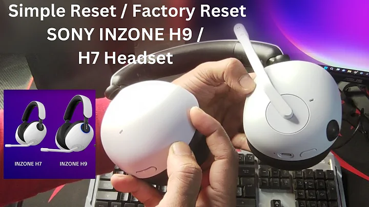 How to RESET & FIX when SONY INZONE H9/H7 Headset Is Not Recognizing or Not Pairing - DayDayNews