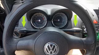 VW Lupo  How to replace the stalks (smoke came out from steering column area)