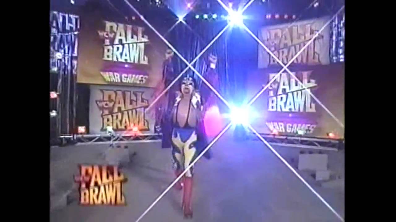 Juvi falls  on ass at Fall Brawl 96