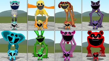 EVERY SMILING CRITTERS GIANT FORM IN POPPY PLAYTIME CHAPTER 3!! Garry