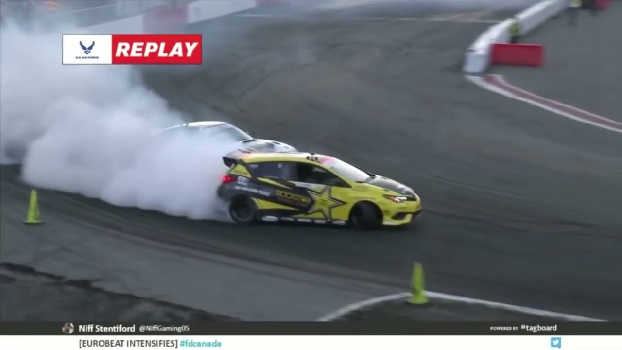 Fredric AASBO VS. Nate HAMILTON | Formula Drift 2017 | Montreal | Top 16