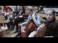 Урок народної інструментальної музики з дитячим колективом "Орелі"