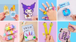 DIY Paper Craft Ideas That Will BLOW Your Mind! 💝 Kuromi Paper Sanrio Collection | Tiny DIY Craft