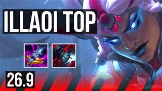 ILLAOI vs MORDEKAISER (TOP) | Good KDA: 7/1/1 | NA Master | 26.9