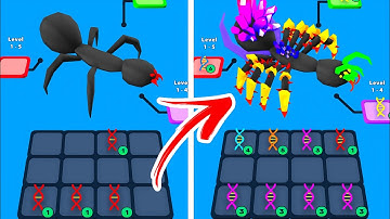 Spider Shoot Run 3D Game in MAX LEVEL ⭐ Merge Simulator Battles