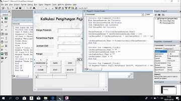 APLIKASI SEDERHANA MENGGUNAKAN VB6 + MS ACCESS|MENGHITUNG PAJAK BARANG