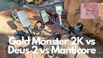 Minelab Gold Monster 2 vs XP Deus 2 vs Manticore