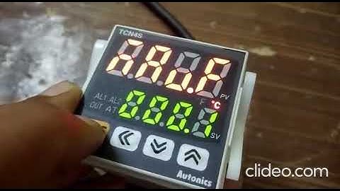 Autonics Temperature Controller Parameters Settings/Connection/Errors.