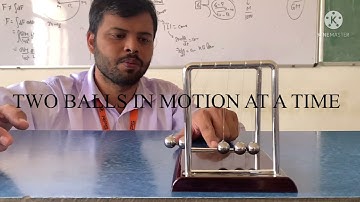 Practical Demonstration on elastic collision of identical balls - part 2