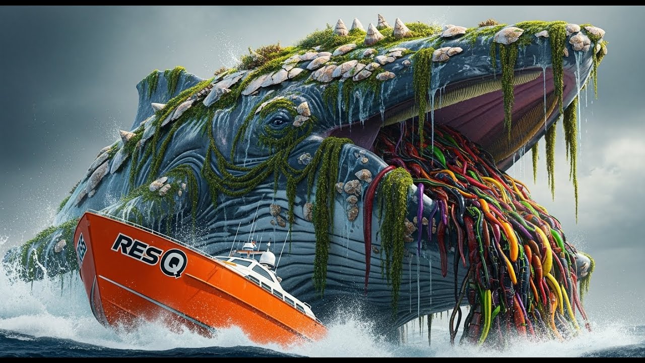 За кулисами: как морские эксперты выпускают гигантского финвала