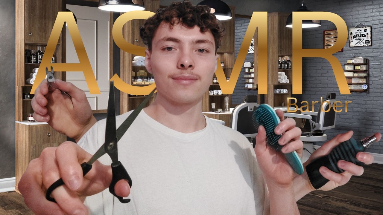ASMR: Roleplay💈Barber je m'occupe à 100% de toi💈