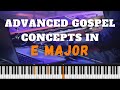 Gospel Piano Harmony & Theory in E Major