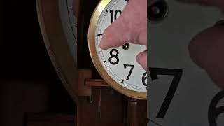 Junghans Porcelain Dial Westminster Chime Wall Clock