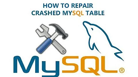 How to repair mysql table - phpmyadmin