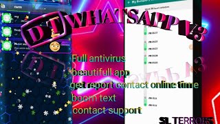 #DT WhatsApp V3 with get report of online time #whatsapp mod  #2020 screenshot 1