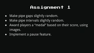 Assignment 1 | Fifty-Bird-Master | Harvard Online Game Development Course