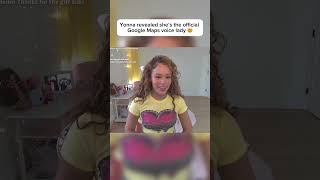 Yonna sounds like the Google Maps voice lady 😭🔥 #yonna #googlemaps #voice #girl #talent