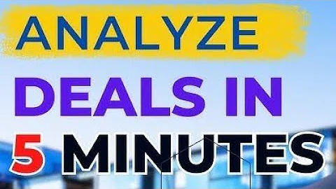 ✅ How to Analyze a Real Estate Deal in 5 Minutes
