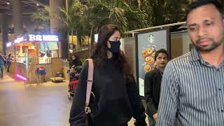 Disha Patani Spotted At Airport Arrival