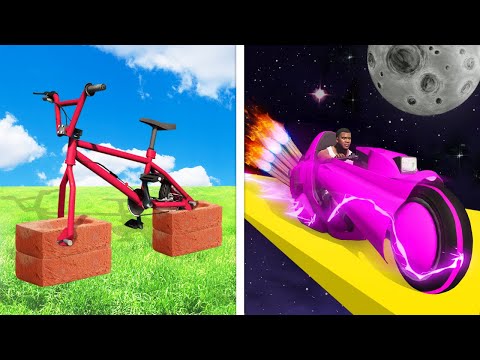 Upgrading from slowest bike to LIGHT SPEED BIKE in GTA 5