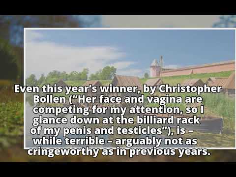 workday The bad sex award inspired me to work harder at writing good sex The bad sex award inspired me to