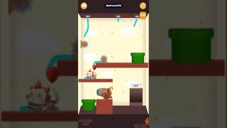 Rescue kitten🐺 Rope puzzle All Levels 25 Android gameplay  #like #subscribe #short video screenshot 5