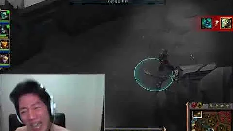 KOREAN GAMER GOES CRAZY at League of Legends LOL