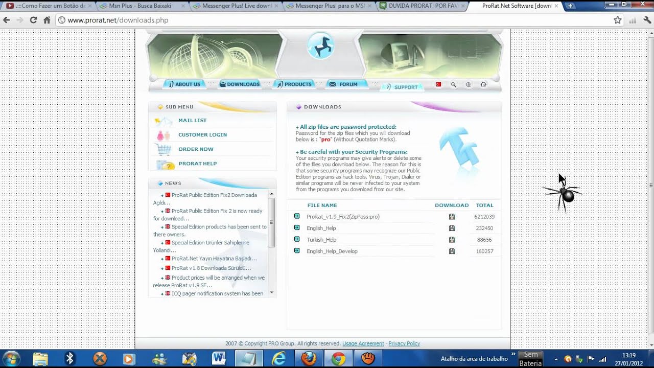 TÉLÉCHARGER PRORATE 1.9