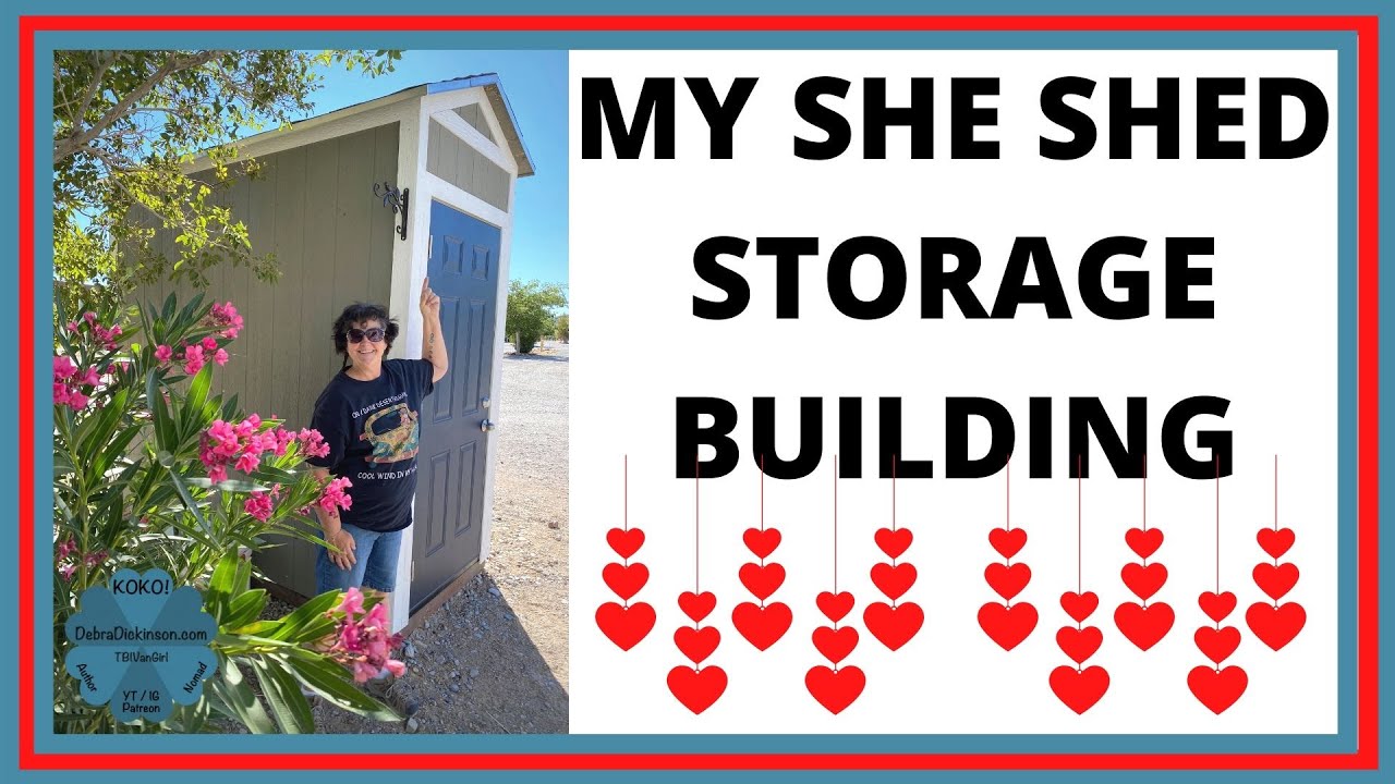 A Storage Shed On My Homebase At A Nevada RV Park YouTube