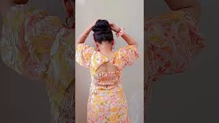 scrunchies hairstyle for long hair 💞#trending #hairtutorial #ashortaday #longhair #hair #style #yt